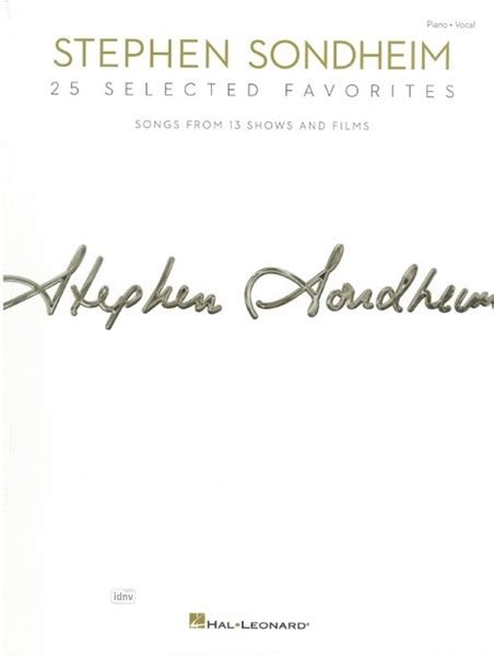 Stephen Sondheim - 25 Selected Favorites